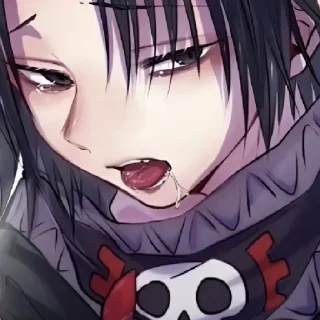 😄 emoji Чах и Ях. @anime_stickers_39 Telegram sticker 7 of 54