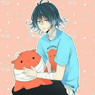 😄 emoji Чах и Ях. @anime_stickers_39 Telegram sticker 5 of 24