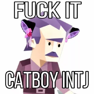 😺 emoji INTJ Telegram sticker 6 of 30
