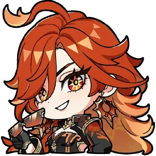 😎 emoji Natlan | @spletnik_fatui Telegram sticker 14 of 80