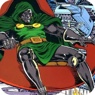 🪑 emoji Dr. Doom • @Earth928B Telegram sticker 21 of 45