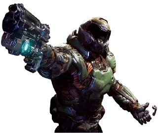 ⭐ emoji - doom slayer. Telegram sticker 17 of 62