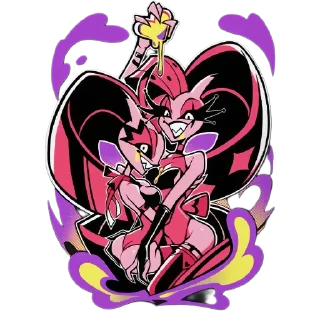 Sticker from helluva boss tees: @YASEERSTICKERS