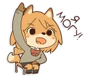 ✋️ emoji Fox School Girl Telegram sticker 20 of 40