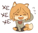 ☺️ emoji Fox School Girl Telegram sticker 5 of 40