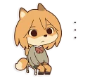 😐 emoji Fox School Girl Telegram sticker 18 of 40
