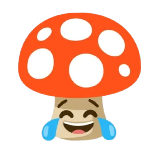 🍄 emoji Хайповие мухамори Telegram sticker 3 of 13