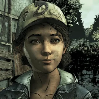 😊 emoji Clem TWD Telegram sticker 15 of 40