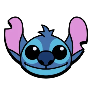 🙂 emoji Стич by Poidi Telegram sticker 1 of 8