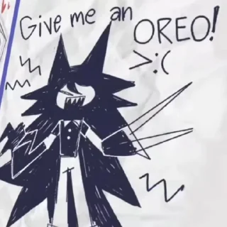 Sticker from огрызки бумажные