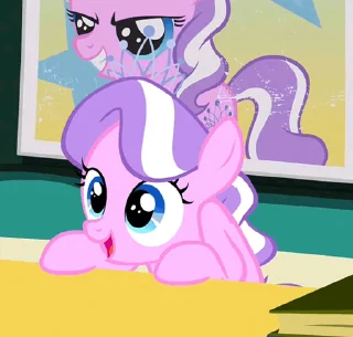 Sticker from Diamond Tiara & Silver Spoon | @MLP_AnimatedStickers