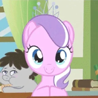 Sticker from Diamond Tiara & Silver Spoon | @MLP_AnimatedStickers