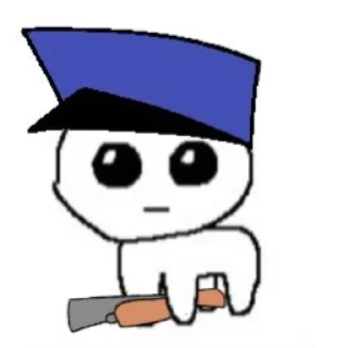 🤪 emoji shotgun man & captain | @romaeen | sr pelo Telegram sticker 12 of 12