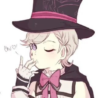 🃏 emoji Lyney : t.me/GenshStik ; @NonAmE0115171 Telegram sticker 20 of 45