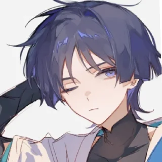 🧊 emoji Wanderer: t.me/GenshStik ; @NonAmE0115171 Telegram sticker 17 of 30