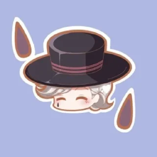 🃏 emoji Lyney : t.me/GenshStik ; @NonAmE0115171 Telegram sticker 23 of 45