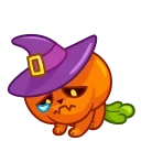 😢 emoji Pumpkin Cat Telegram sticker 11 of 20
