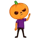 Sticker from Pumpkin Man