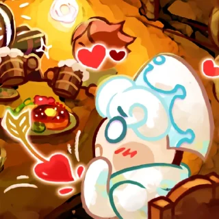 ❤️ emoji Milk cookie Telegram sticker 11 of 15