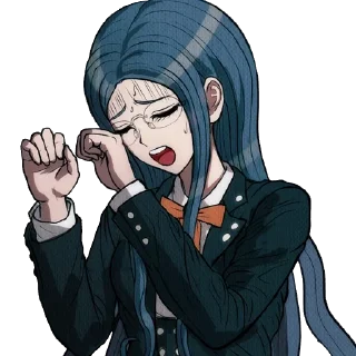 😢 emoji Данганронпа v3 Telegram sticker 14 of 48