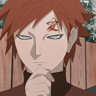 Sticker from sabaku no gaara