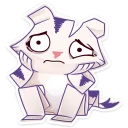 😒 emoji Бумажный тигр Руммка :: @stickroom Telegram sticker 18 of 48