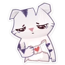 💔 emoji Бумажный тигр Руммка :: @stickroom Telegram sticker 19 of 48