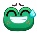 Sticker from Frog Emoji Pack @TgSticker