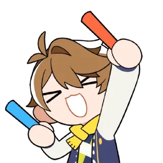 🥳 emoji Luke's Chibi Stickers Telegram sticker 15 of 25