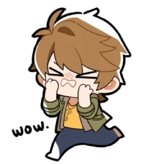 😖 emoji Luke's Chibi Stickers Telegram sticker 3 of 25