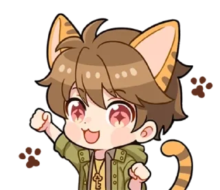 😺 emoji Luke's Chibi Stickers Telegram sticker 5 of 25