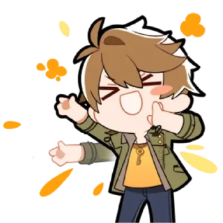 😃 emoji Luke's Chibi Stickers Telegram sticker 4 of 25