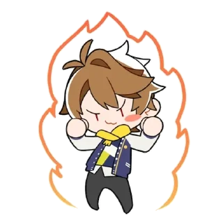 🤬 emoji Luke's Chibi Stickers Telegram sticker 16 of 25