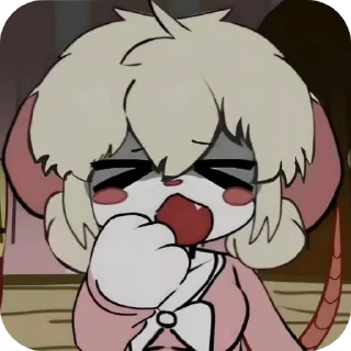 🥱 emoji Лорнуся<3💖🤍🐭 #lorna #terriblemouse Telegram sticker 20 of 67