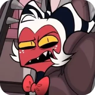 🤨 emoji @HazbinStick Telegram sticker 11 of 38