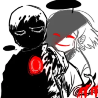 😒 emoji KILLER SANS 2 // @b0o_p33ka Telegram sticker 9 of 119