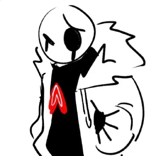 🙁 emoji KILLER SANS 2 // @b0o_p33ka Telegram sticker 19 of 119