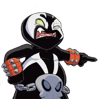 😡 emoji Spawn Telegram sticker 2 of 11