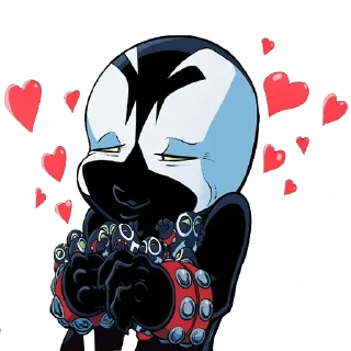 😍 emoji Spawn Telegram sticker 3 of 11
