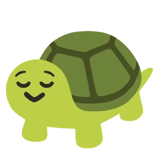 😌 emoji Черепахи Telegram sticker 9 of 12