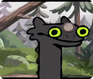 😐 emoji How to train ur Dragon Telegram sticker 4 of 19