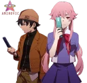 📱 emoji 未来日記 Telegram sticker 15 of 38