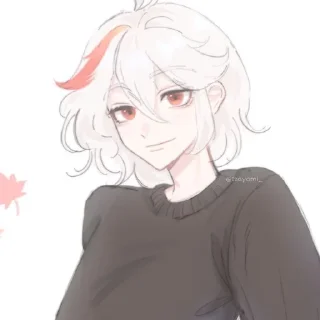 🍁 emoji 𝘿𝙖𝙞𝙠𝙞 «𝙆𝙖𝙯𝙪𝙝𝙖» ➡️ @Ctikerubot Telegram sticker 14 of 28