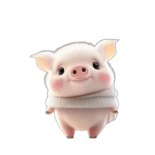 😊 emoji поросiнок Telegram sticker 1 of 16