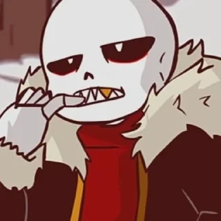 😒 emoji Фелл @undertailAUU Telegram sticker 15 of 21