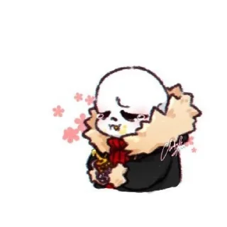 🌸 emoji Фелл @undertailAUU Telegram sticker 20 of 21