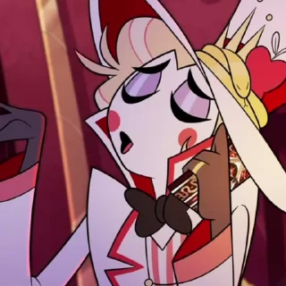 😎 emoji lucifer morninstar-hazbin hotel @Hazhell00 ➡️ @Ctikerubot Telegram sticker 9 of 59