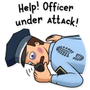 🤕 emoji Meme Police Telegram sticker 22 of 40