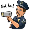 👍 emoji Meme Police Telegram sticker 6 of 40