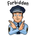 🙅 emoji Meme Police Telegram sticker 8 of 40